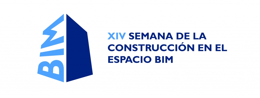 Logo de la XIV edición de la Semana de la Construcción en el Espacio BIM