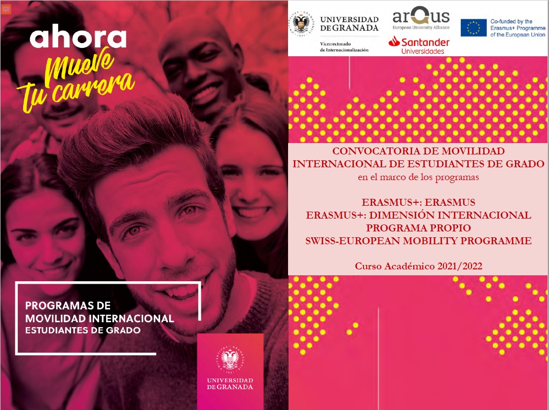 Cartel de la Convocatoria de Movilidad Internacional de Estudiantes de Grado